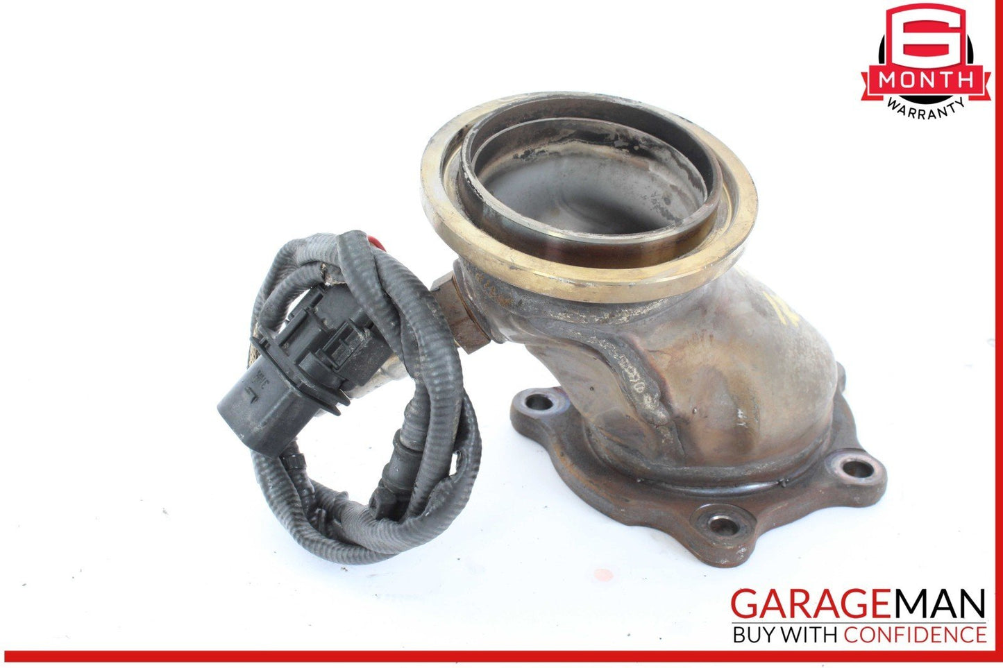 15-18 Porsche Macan 95B Engine Exhaust System Front Right Side Connector Pipe