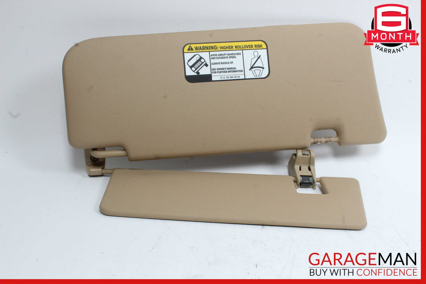 06-12 Mercedes X164 GL450 Sun Visor Sunvisor Front Left Side OEM