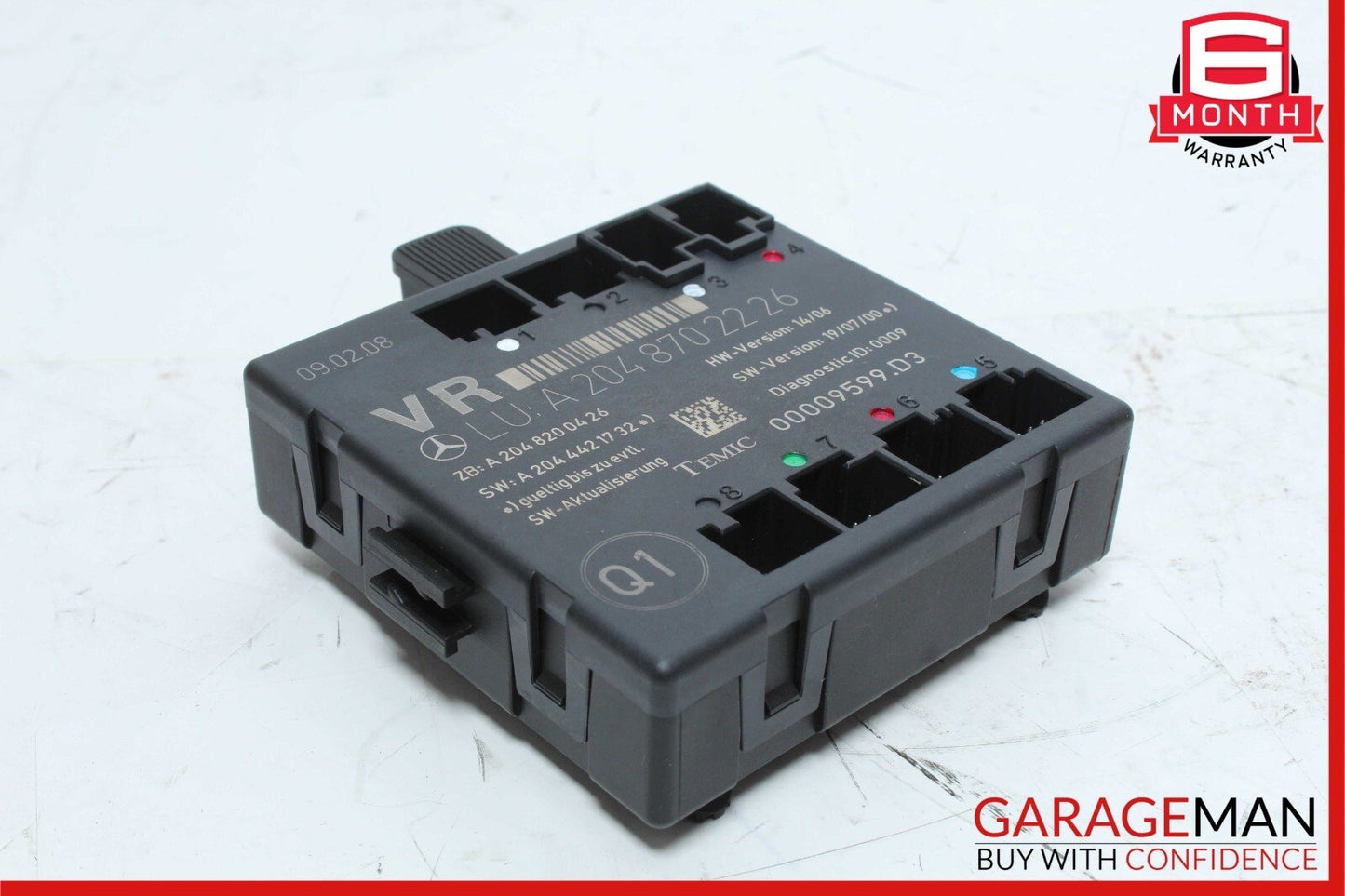 08-14 Mercedes W204 C350 Front Right Passenger Side Door Control Module Unit OEM