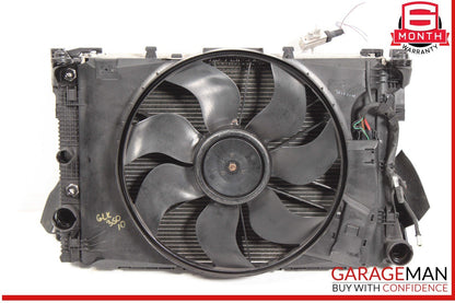 08-15 Mercedes X204 GLK350 Engine Radiator AC A/C Air Condenser Oil Cooler Assy