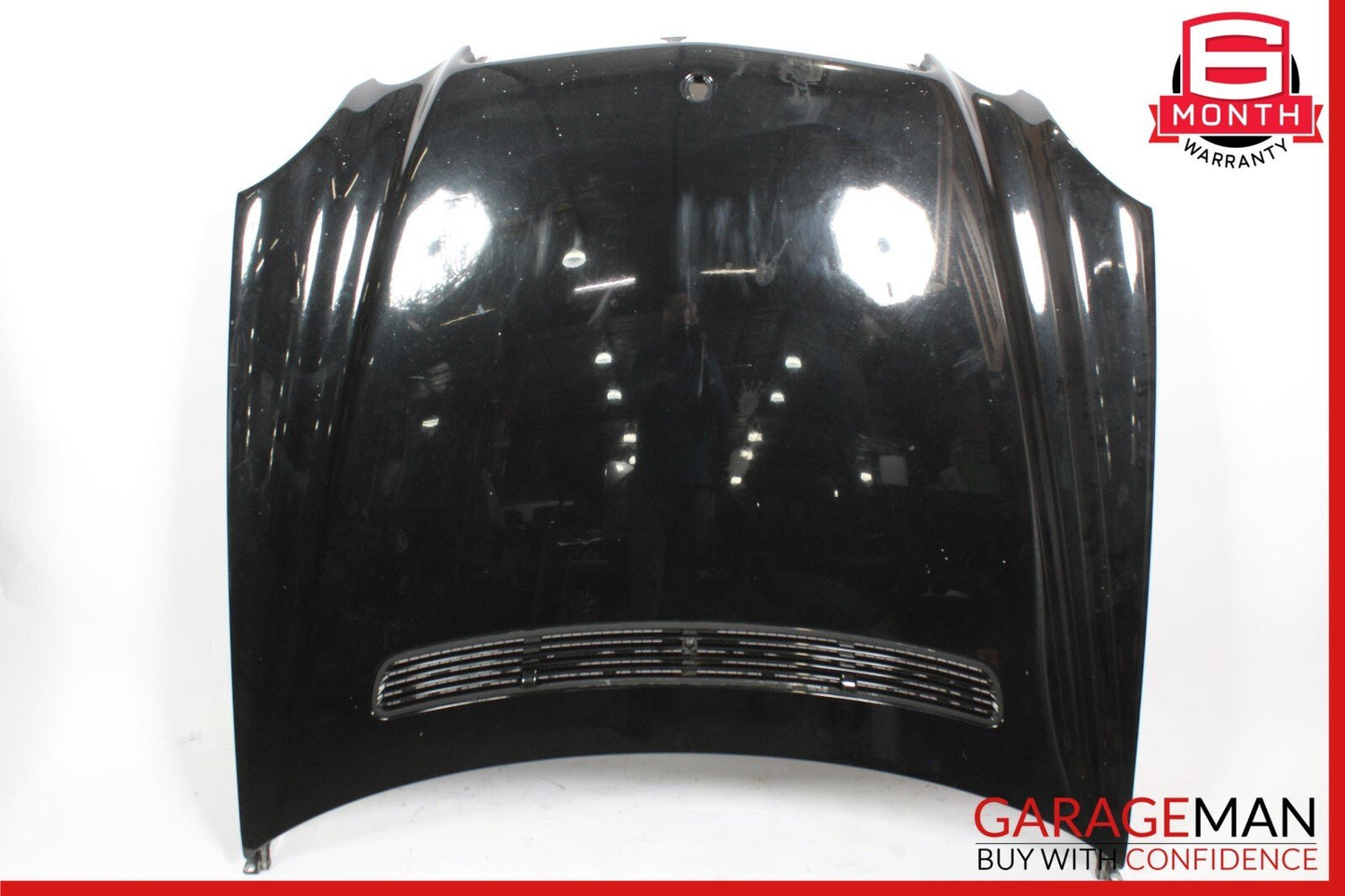 03-09 Mercedes W211 E55 AMG E350 Front Hood Panel Bonnet Cover Black OEM