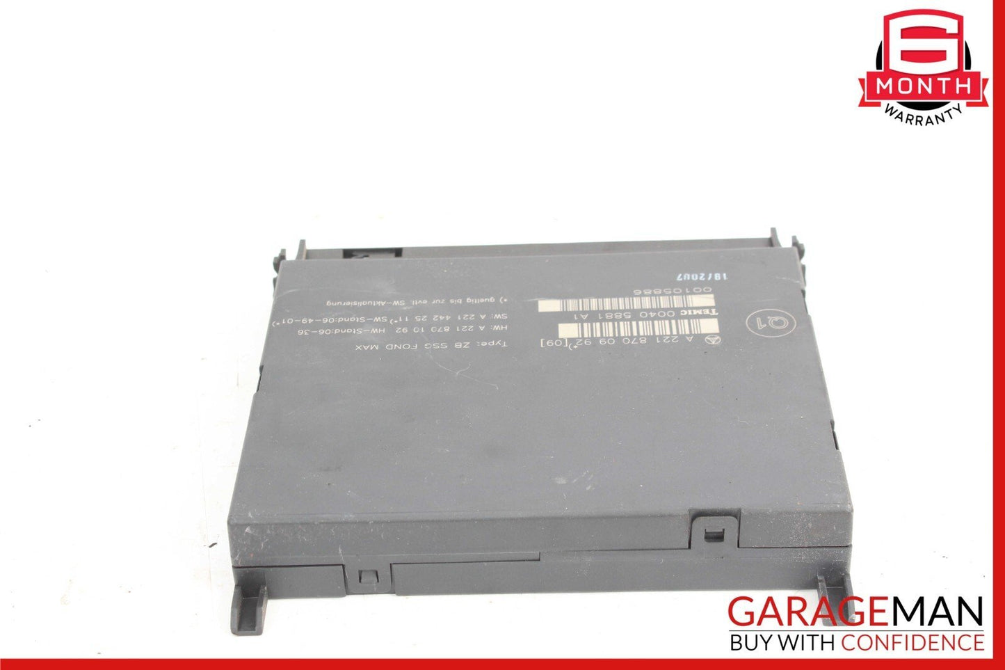 07-13 Mercedes W221 S550 S600 Rear Seat Control Unit Module Unit OEM