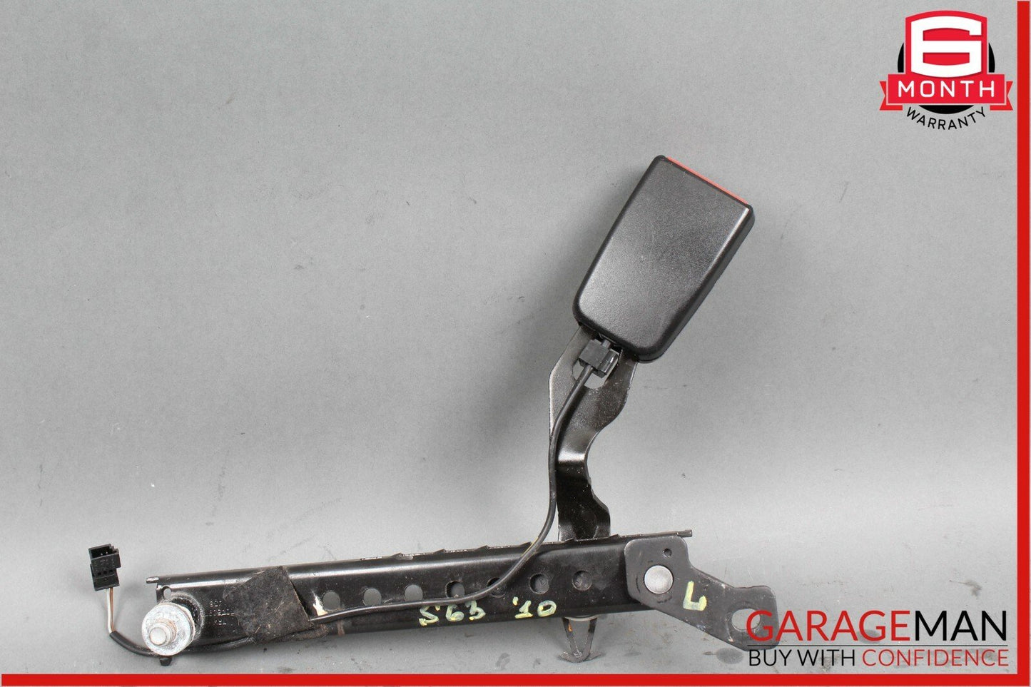 10-13 Mercedes W221 S63 Rear Left Seatbelt Seat Belt Buckle OEM