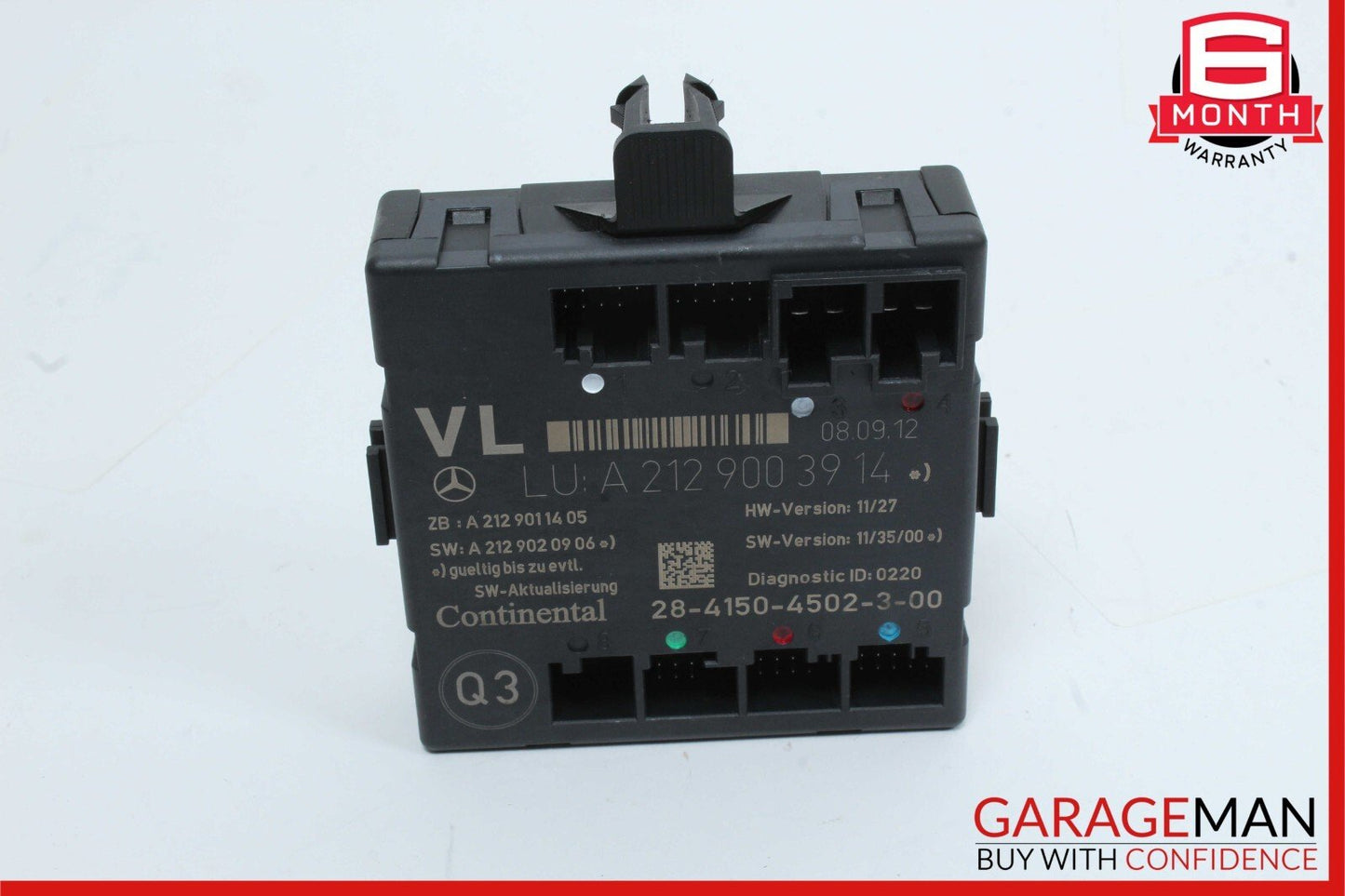 08-18 Mercedes C250 E400 E350 SLK250 Front Left Side Door Control Module Unit