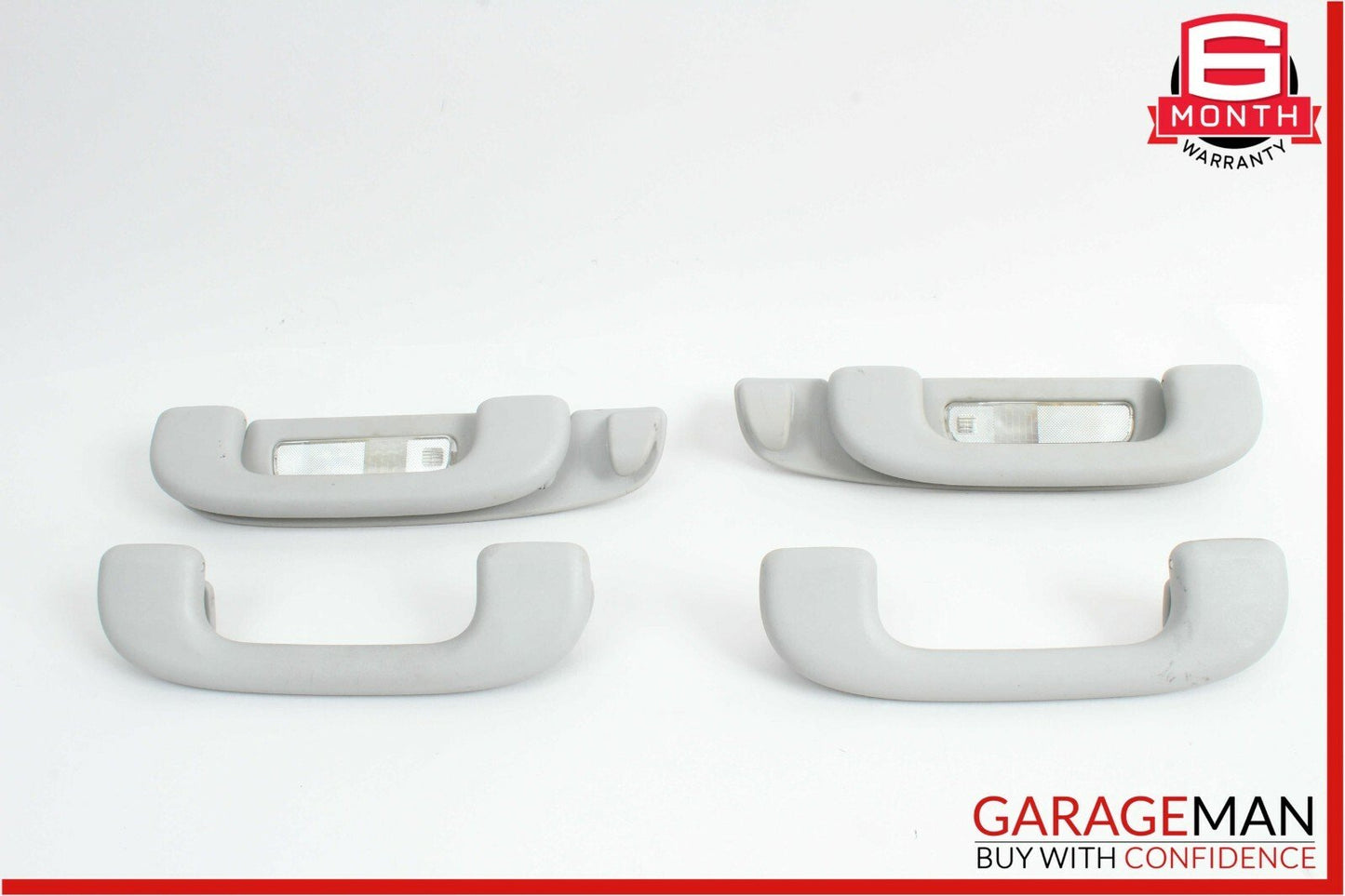 06-12 Mercedes R320 GL450 ML450 Roof Grab Handle Set of 4 Pc 1648100654 Grey OEM