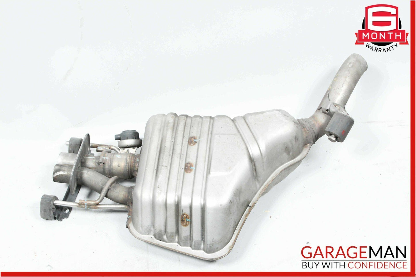 12-13 Mercedes W221 S550 4.7 Rear Left Driver Side Exhaust Muffler Tips OEM