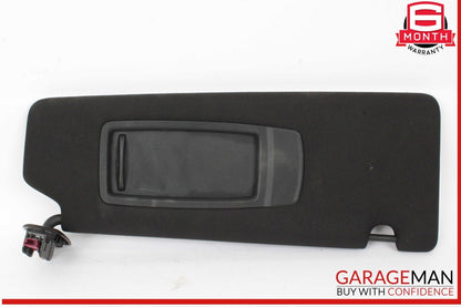 17-20 BMW 530E Front Right Passenger Side Sun Visor Sunvisor Black OEM