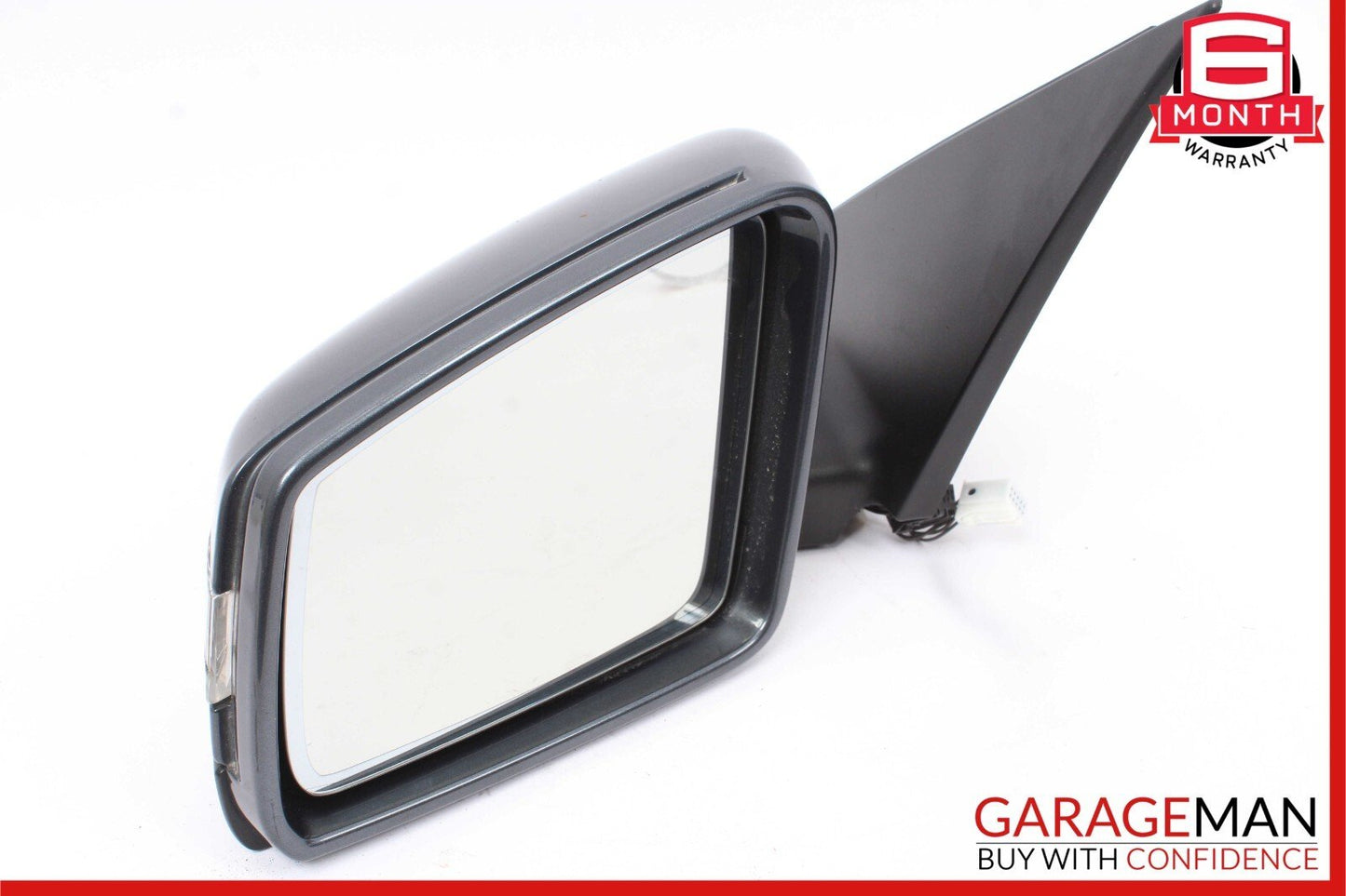 12-14 Mercedes W204 C250 Front Left Side Mirror Door Rear View Glass Blue OEM