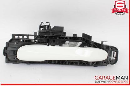 15-20 Mercedes W205 C300 C63 AMG S Rear Left Side Exterior Door Handle White OEM