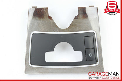 10-13 Mercedes W212 E350 E400 E63 Center Console Switch Trim Cover Bezel Wood