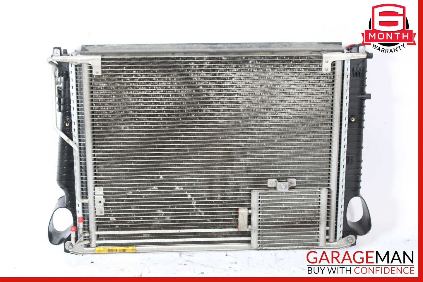 07-12 Mercedes R230 SL550 Engine Cooling Radiator A/C Condensor Oil Cooler OEM