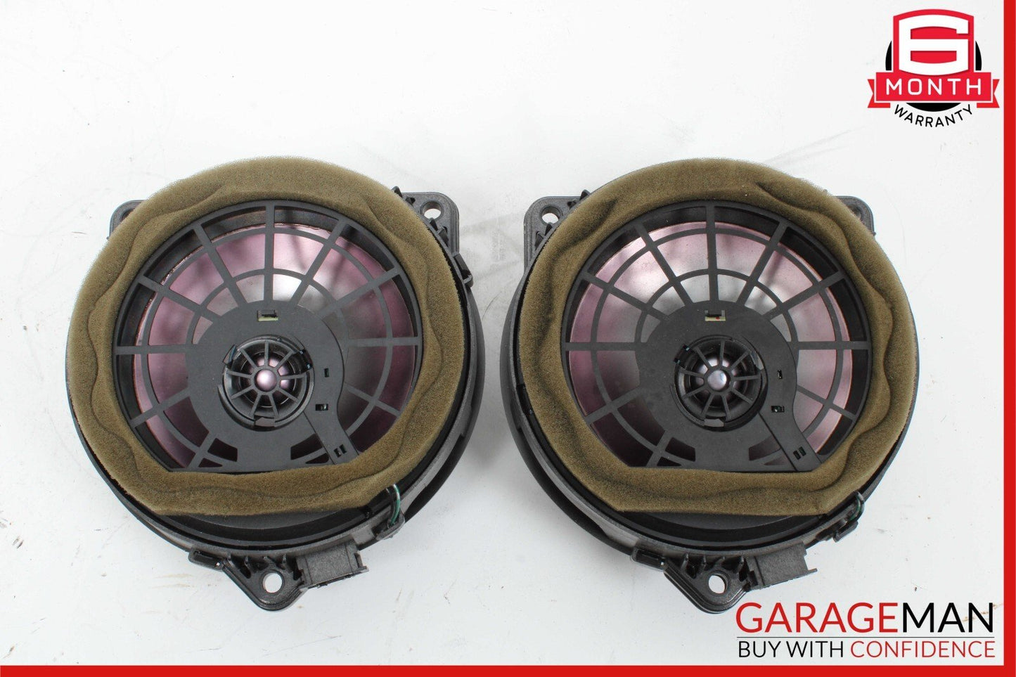 03-09 Mercedes W209 CLK500 C350 Rear Door Audio Sound Speaker Set of 2 Pc OEM