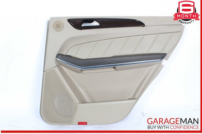 13-16 Mercedes X166 GL450 Rear Right Side Interior Door Panel Cover Trim OEM