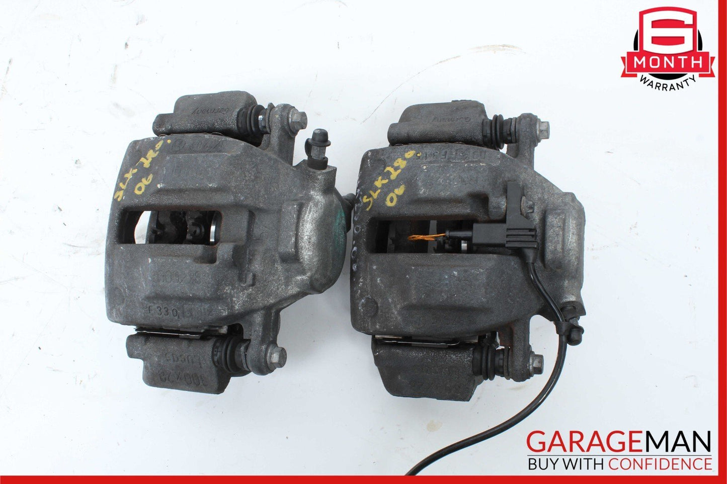 05-11 Mercedes R171 SLK280 Front Right & Left Side Brake Caliper Calipers Set