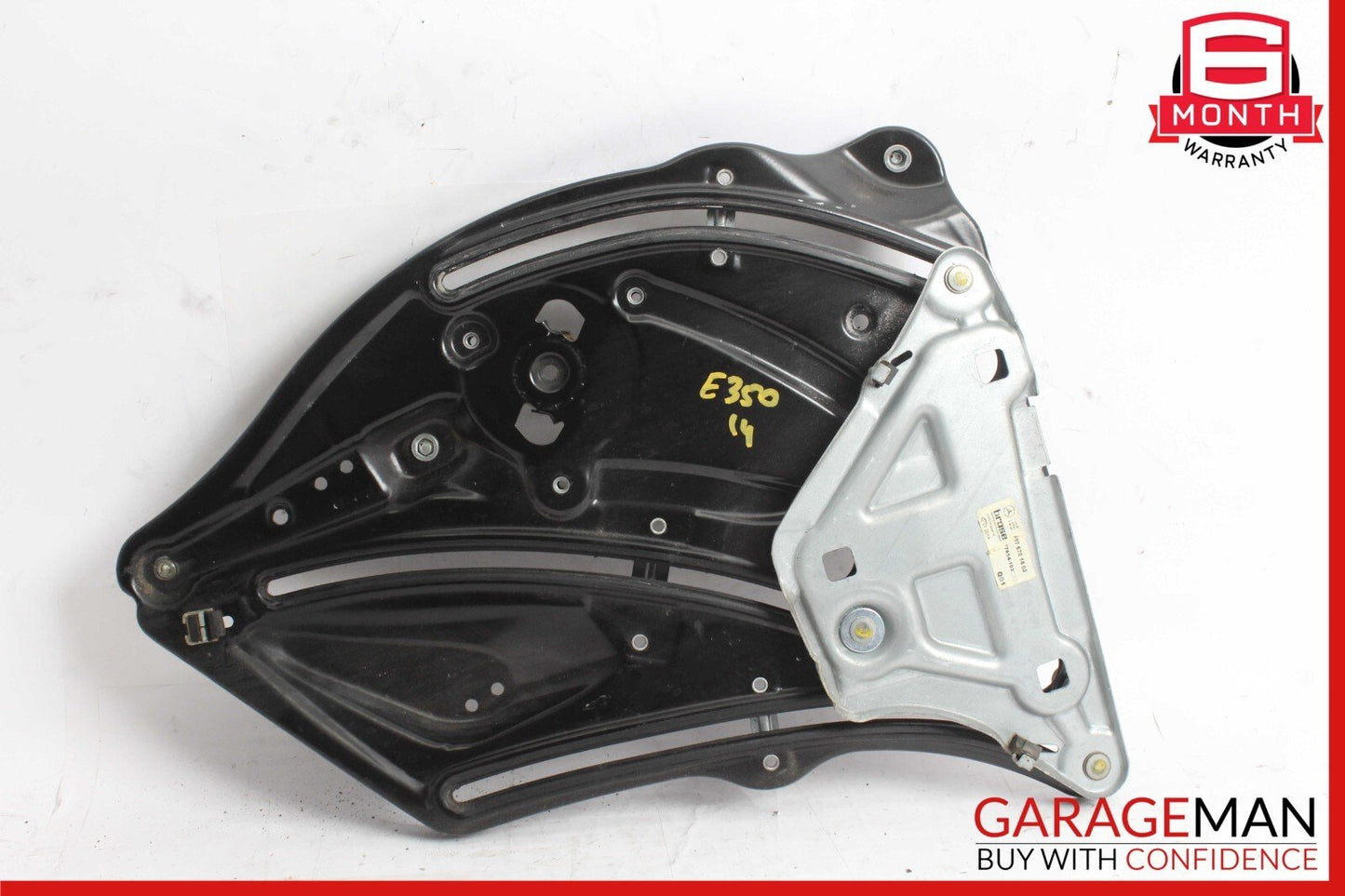 10-17 Mercedes W207 E350 Coupe Rear Right Door Window Regulator Frame w/o Motor