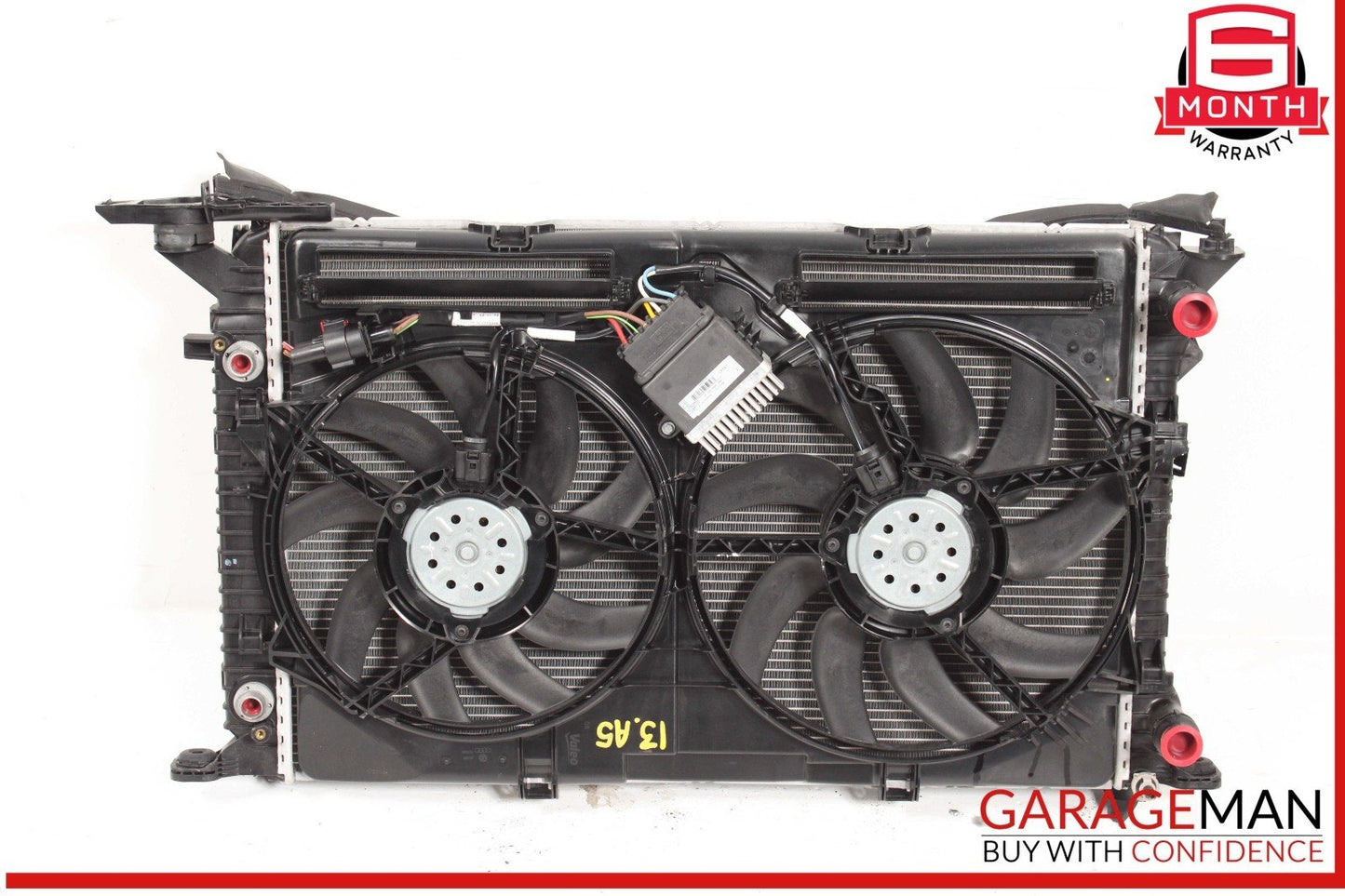 09-16 Audi A5 Q5 2.0L Engine Cooling Radiator AC A/C Condenser Assembly OEM