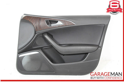 12-18 Audi A6 Front Right Side Interior Door Panel OEM