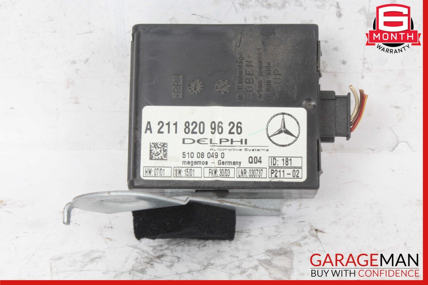 Mercedes W211 E320 CL500 C230 SL550 Anti Theft Alarm Control Module Unit  OEM