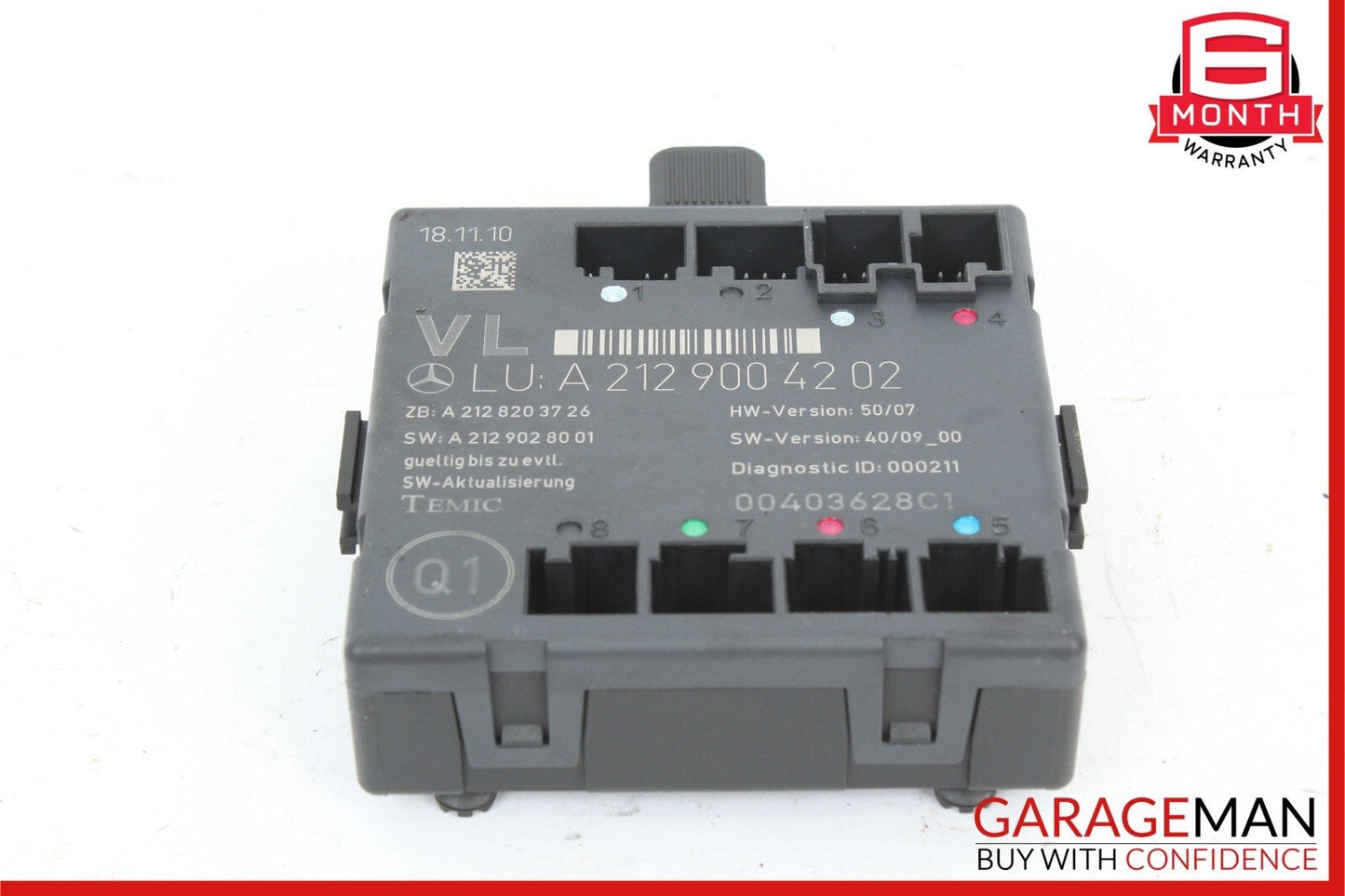 08-18 Mercedes W212 E350 C250 SLK350 Front Left Side Door Control Module OEM