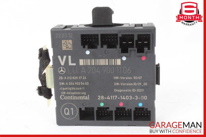12-15 Mercedes W204 C250 C350 Coupe Front Left Side Door Control Module Unit OEM