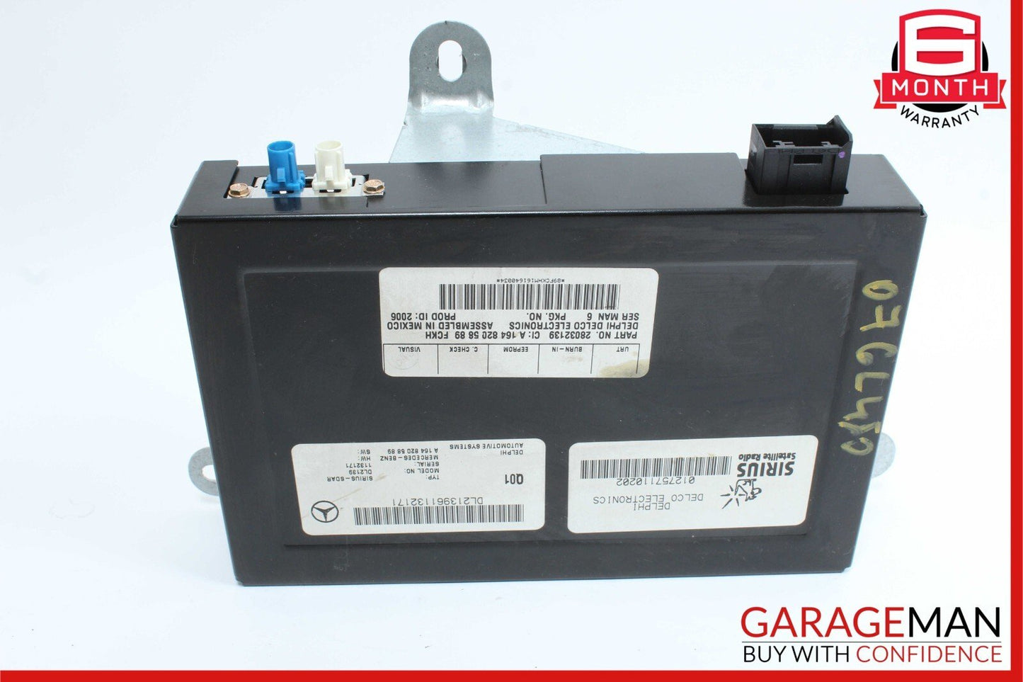 03-11 Mercedes GL450 ML350 CLS500 Sirius Satellite Radio Receiver Module Unit
