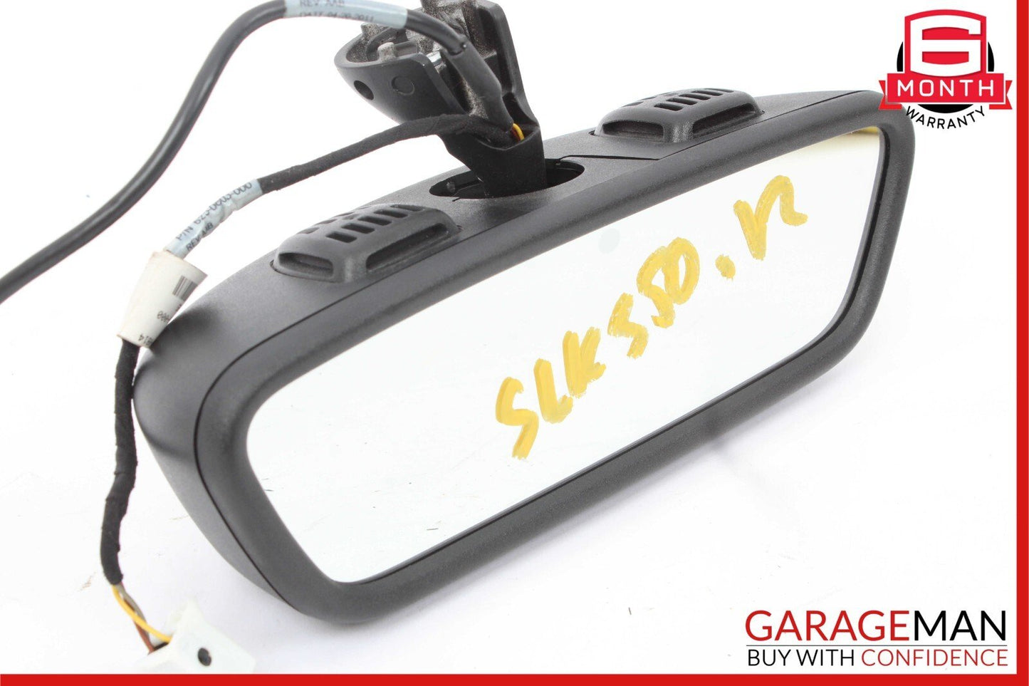 12-20 Mercedes R172 SLK250 SLK350 SLC300 Interior Rear View Mirror Black OEM