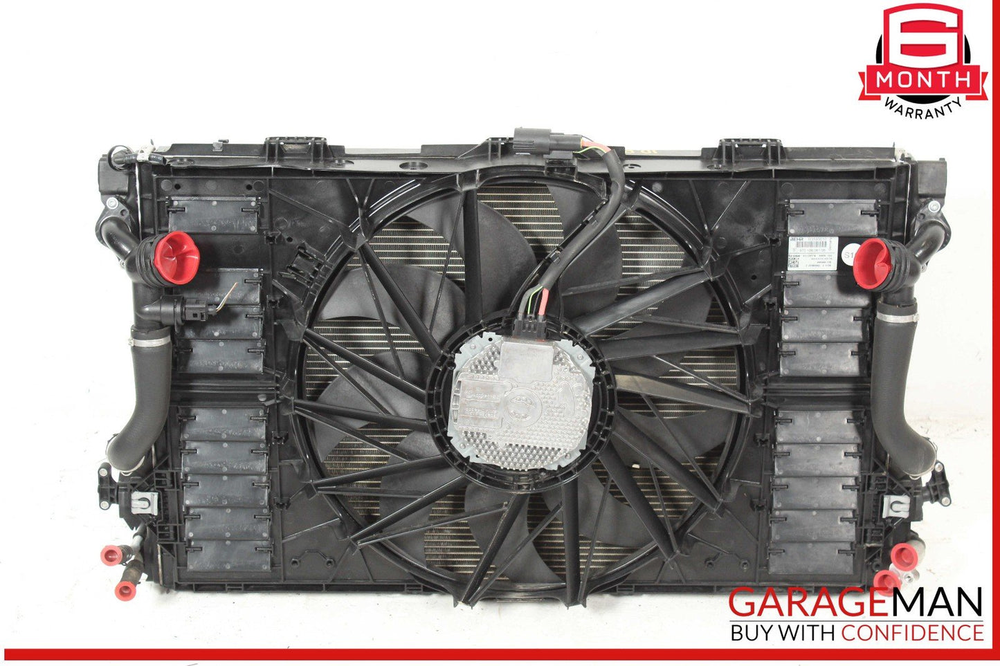10-13 Porsche Panamera 970 Engine Cooling Radiator AC A/C Condenser Assembly