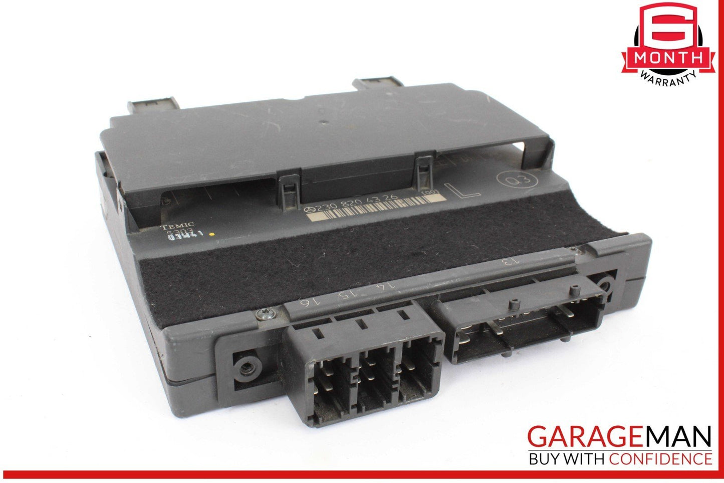 03-12 Mercedes R230 SL500 SL55 AMG Front Left Under Seat Control Module Unit OEM