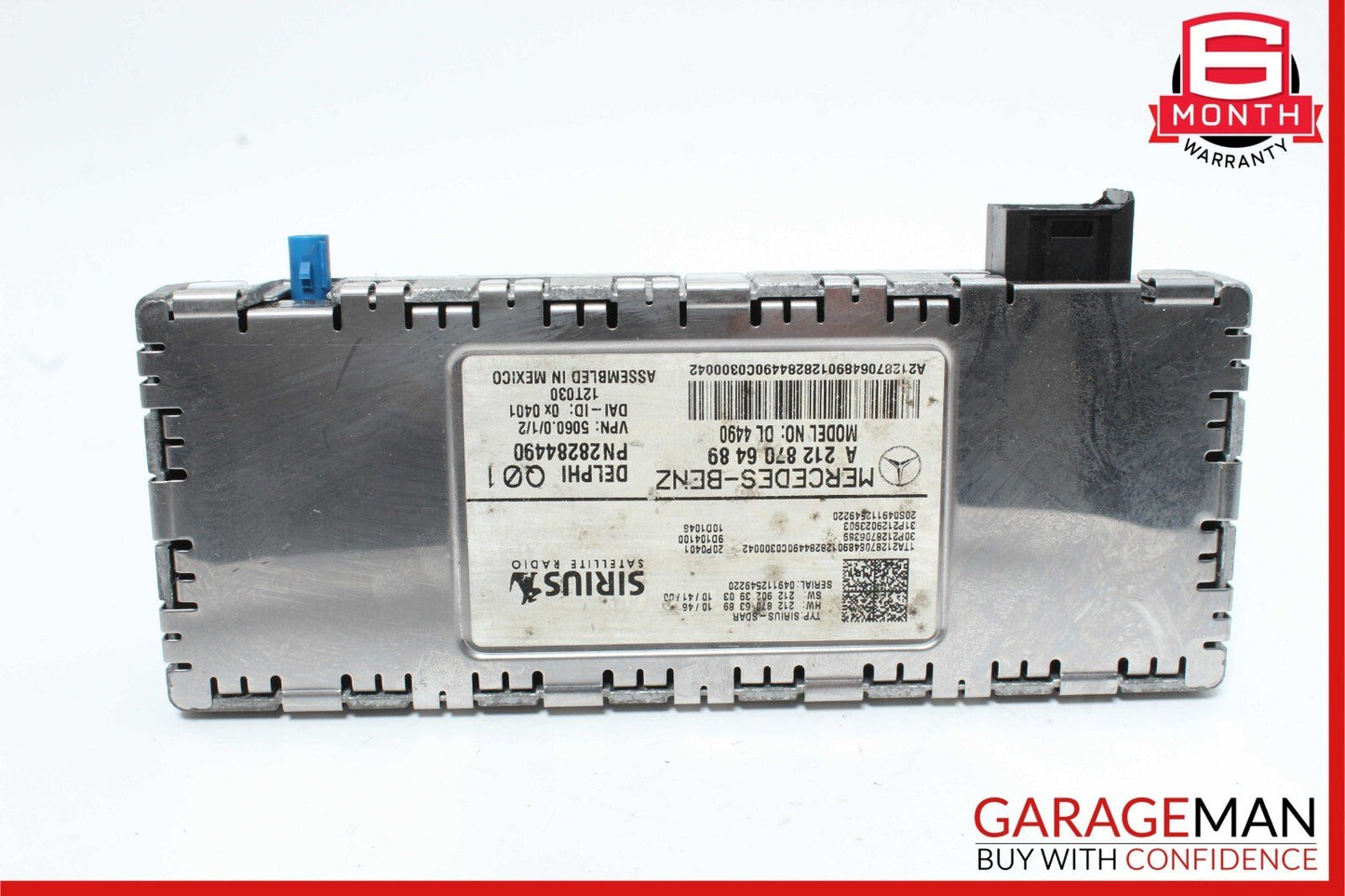 12-14 Mercedes E350 C300 CLS500 Sirius Satellite Radio Receiver Control Module