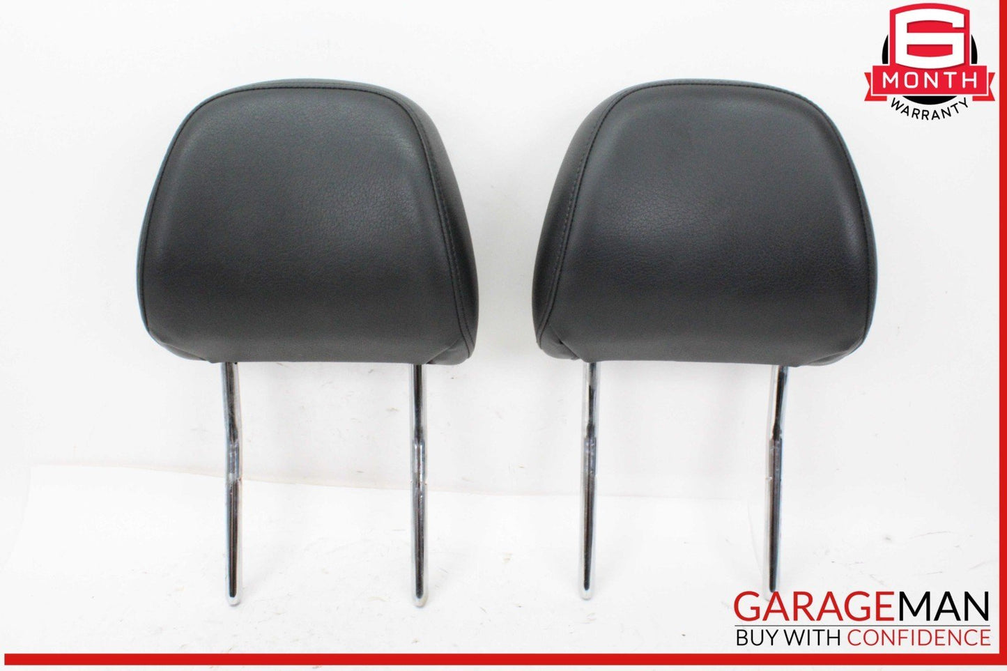 13-18 Audi Q3 Q5 Front Left and Front Right Side Head Rest Headrest Black OEM