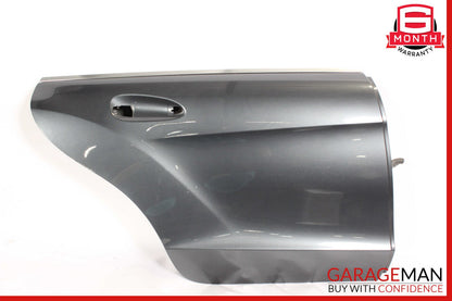 12-18 Mercedes W218 CLS550 Rear Right Side Exterior Door Shell Grey
