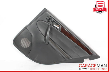 01-04 Mercedes W203 C320 Rear Right Side Interior Door Panel Black OEM