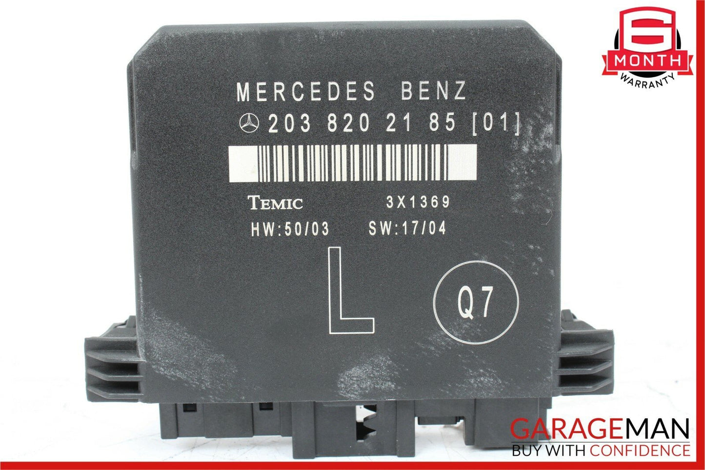 01-07 Mercedes W203 C230 C320 Rear Left Side Door Computer Control Module OEM