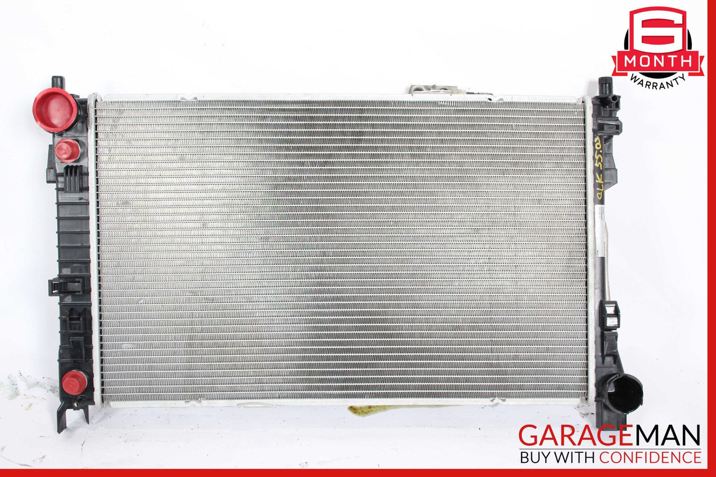 01-05 Mercedes W209 CLK55 Engine Cooling Radiator AC A/C Condenser OEM