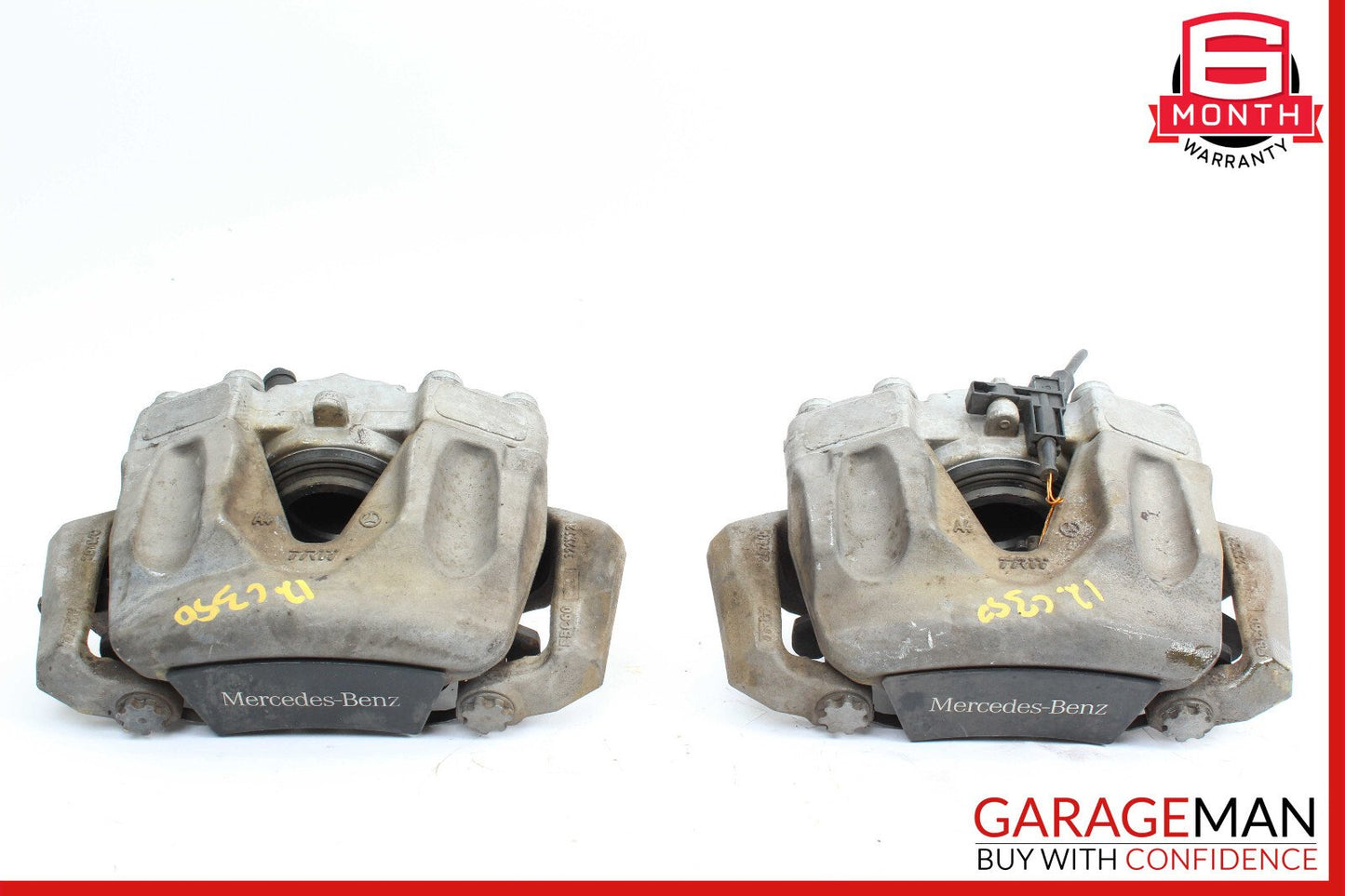 08-18 Mercedes W204 C350 TRW Front Right & Left Side Brake Caliper Calipers Set