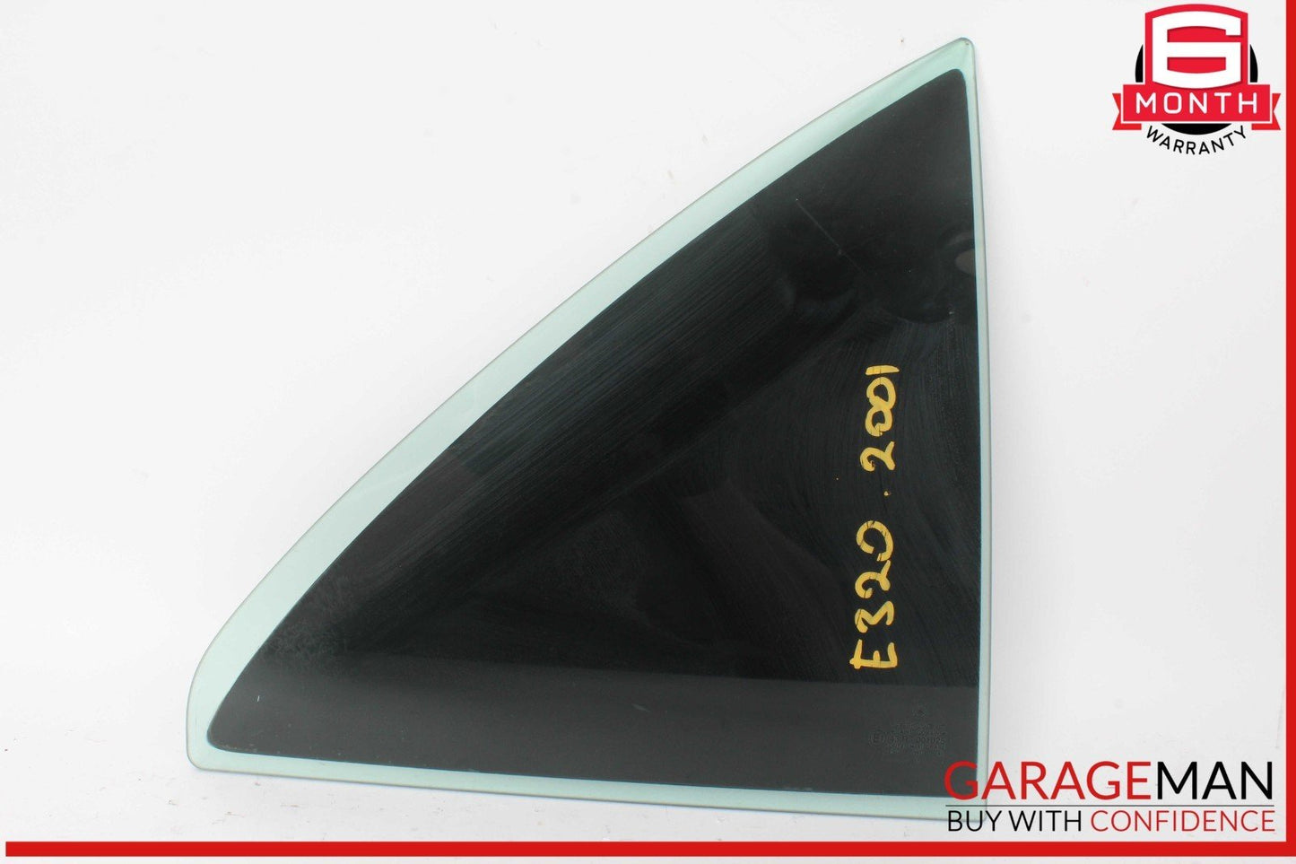 96-02 Mercedes W210 E320 E430 Rear Right Passenger Side Quarter Window Glass OEM
