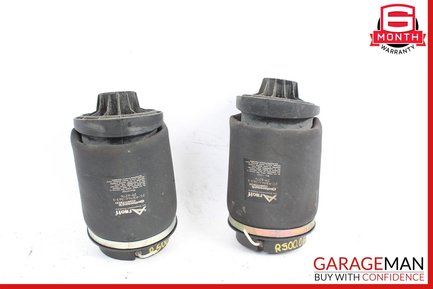 06-13 Mercedes W251 R350 Rear Suspension Bag Shock Air Springs Set