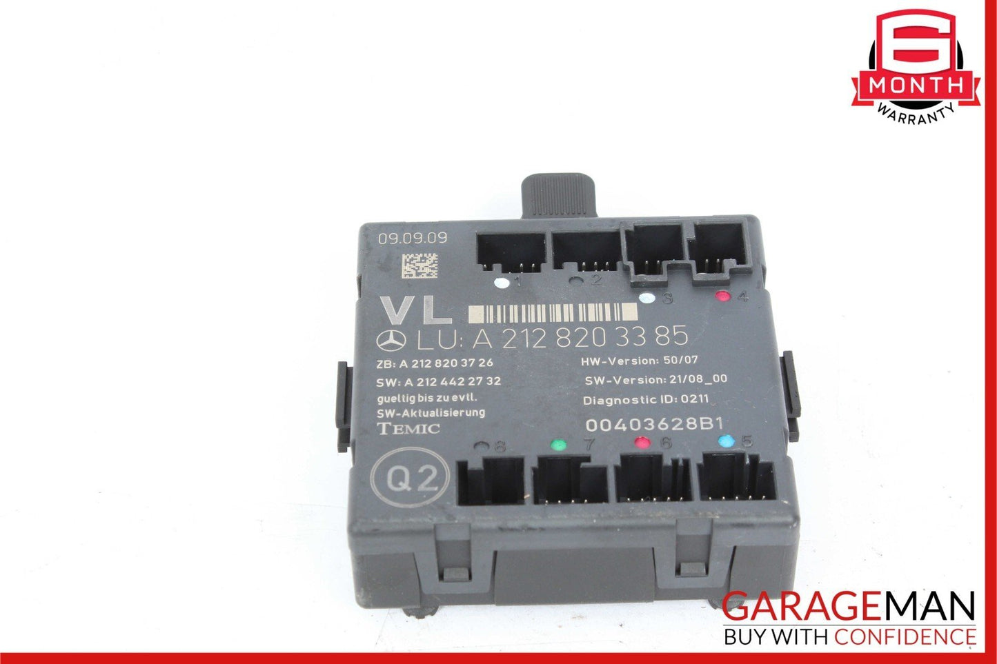 08-18 Mercedes W212 E350 SLK350 E400 E350 Front Left Side Door Control Module
