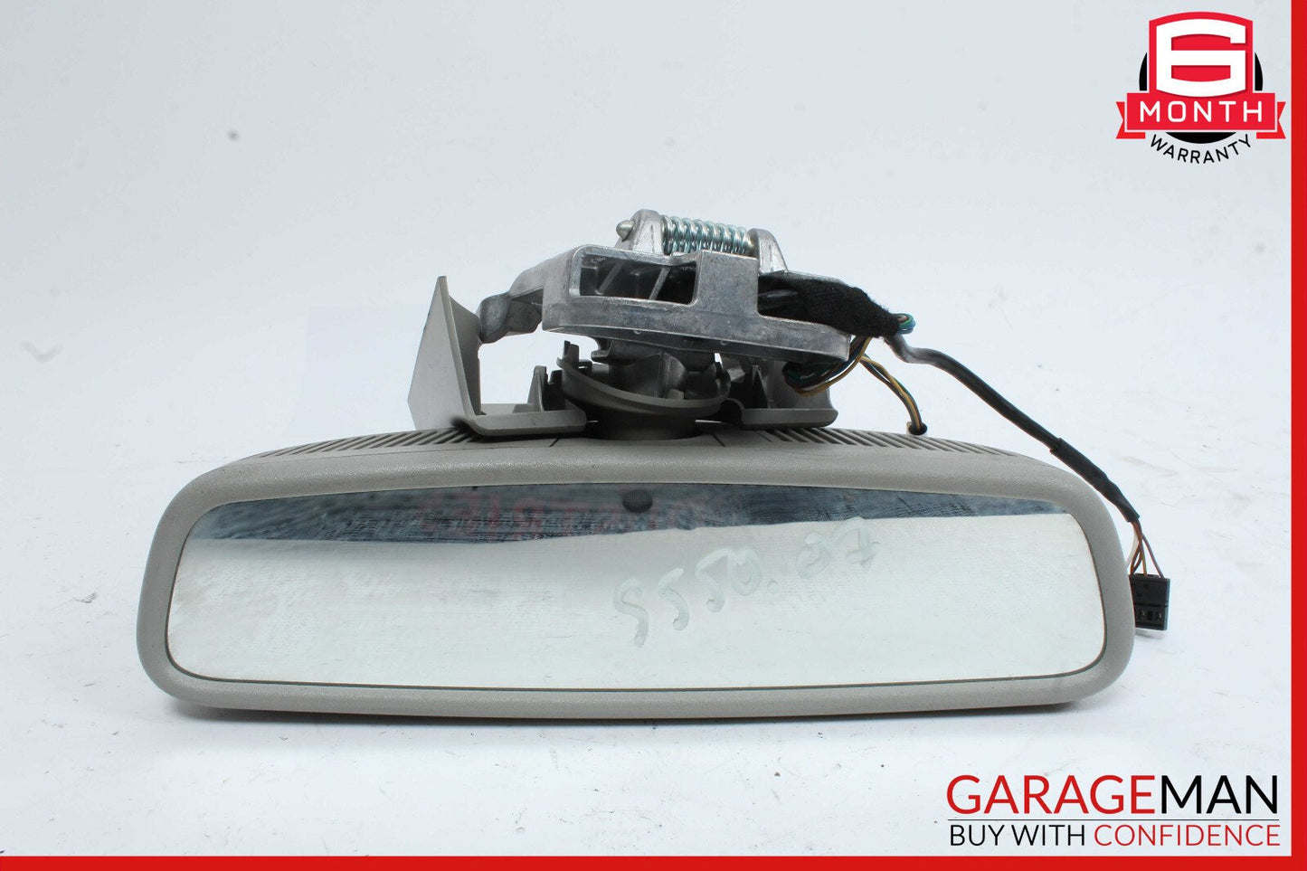 07-09 Mercedes W221 S550 S63 S600 Interior Rear View Mirror Gray OEM