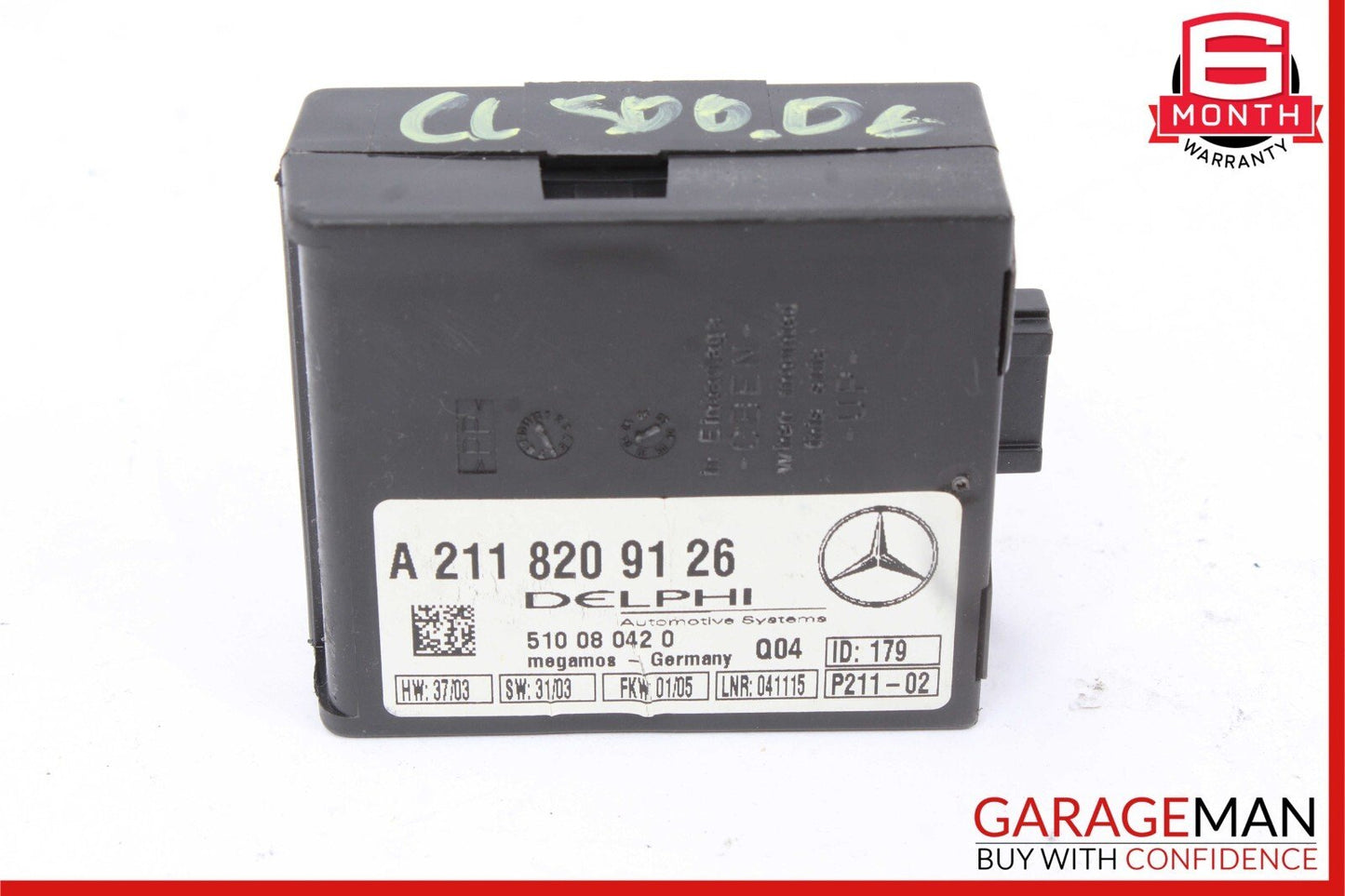 Mercedes W215 CL500 CLK320 Anti Theft Alarm Module 2118209126 OEM