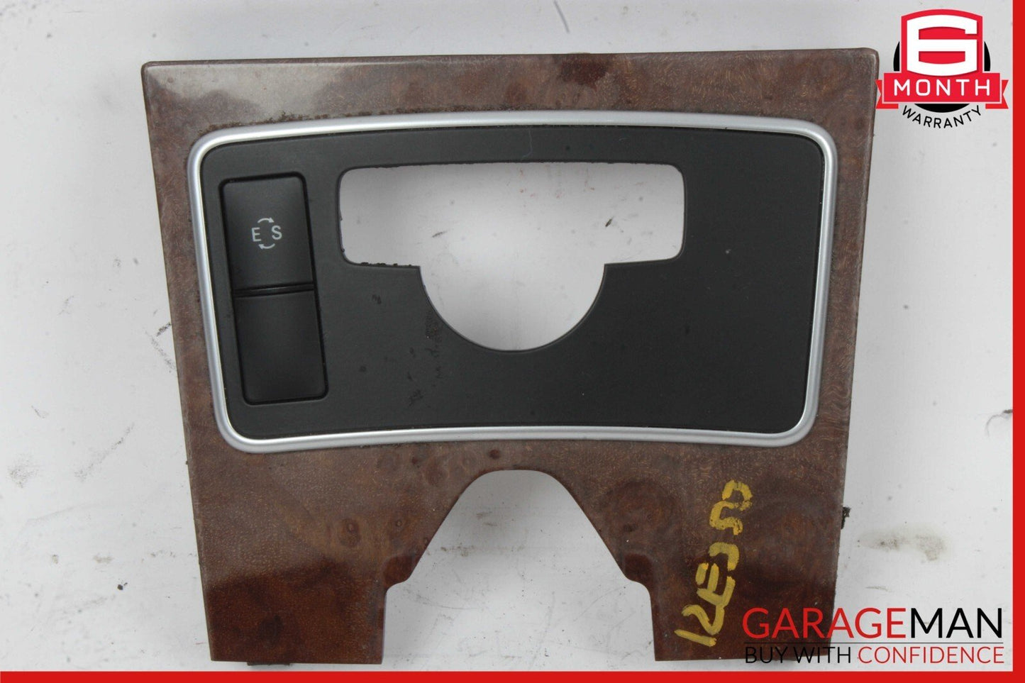 10-13 Mercedes W212 E350 E400 E550 Center Console Switch Trim Cover Bezel Wood
