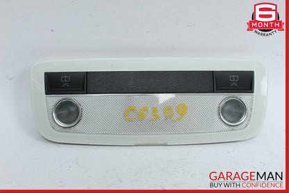 08-14 Mercedes W204 C63 AMG Rear Overhead Dome Light Lamp Reading Map OEM
