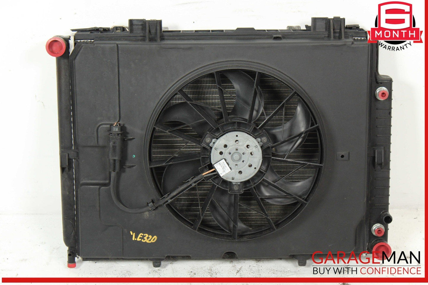 98-02 Mercedes W210 E320 Engine Motor Cooling Radiator Assembly OEM