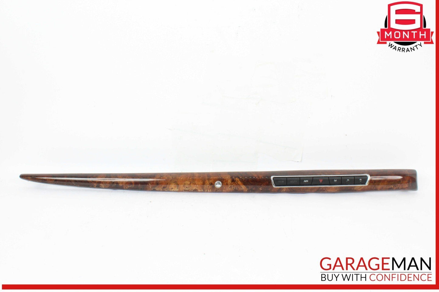 12-15 Jaguar X250 XF XFR Dash Dashboard Center Cover Panel Molding w/ Switch OEM