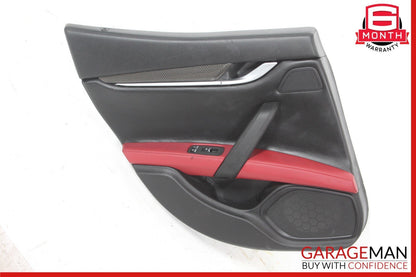 14-22 Maserati Ghibli M157 Rear Left Driver Side Interior Door Panel OEM