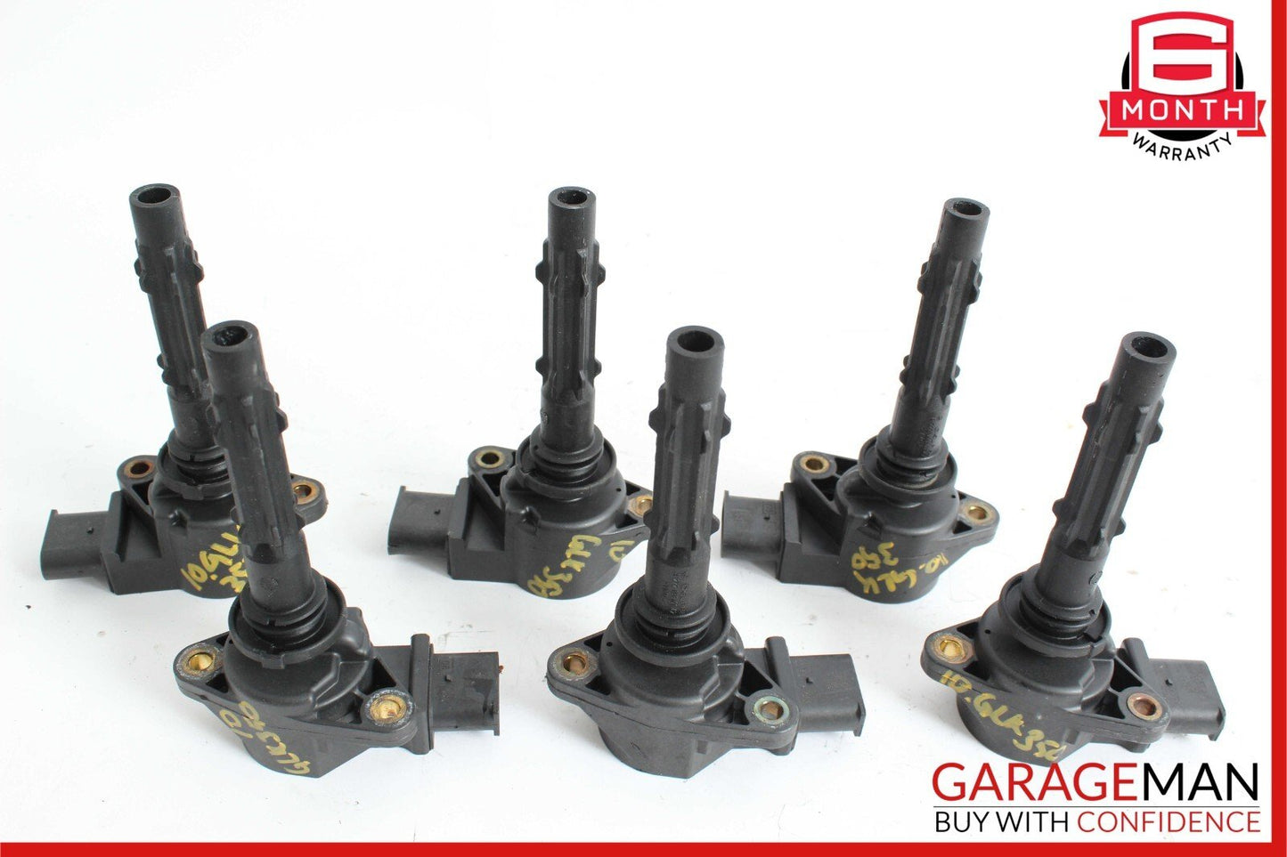 05-13 Mercedes X204 GLK350 4MATIC M272 Ignition Coil Set of 6 0001502680 OEM
