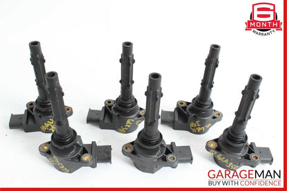 05-13 Mercedes X204 GLK350 4MATIC M272 Ignition Coil Set of 6 0001502680 OEM