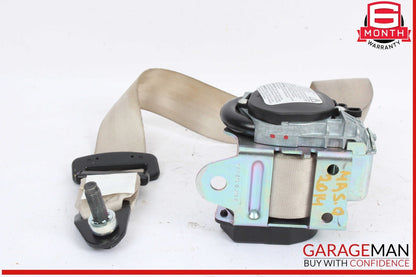 14-17 Maserati Quattroporte S Rear Left or Right Side Seat Belt Beige OEM