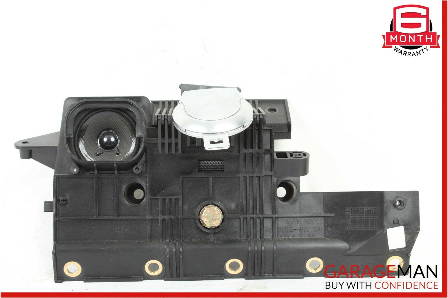 03-08 Mercedes R230 SL500 Rear Left Luggage Seat Belt Retractor Speaker Assembly