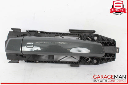 17-20 Audi S3 A3 Rear Left Driver Side Exterior Door Handle Gray 5N0837017D OEM